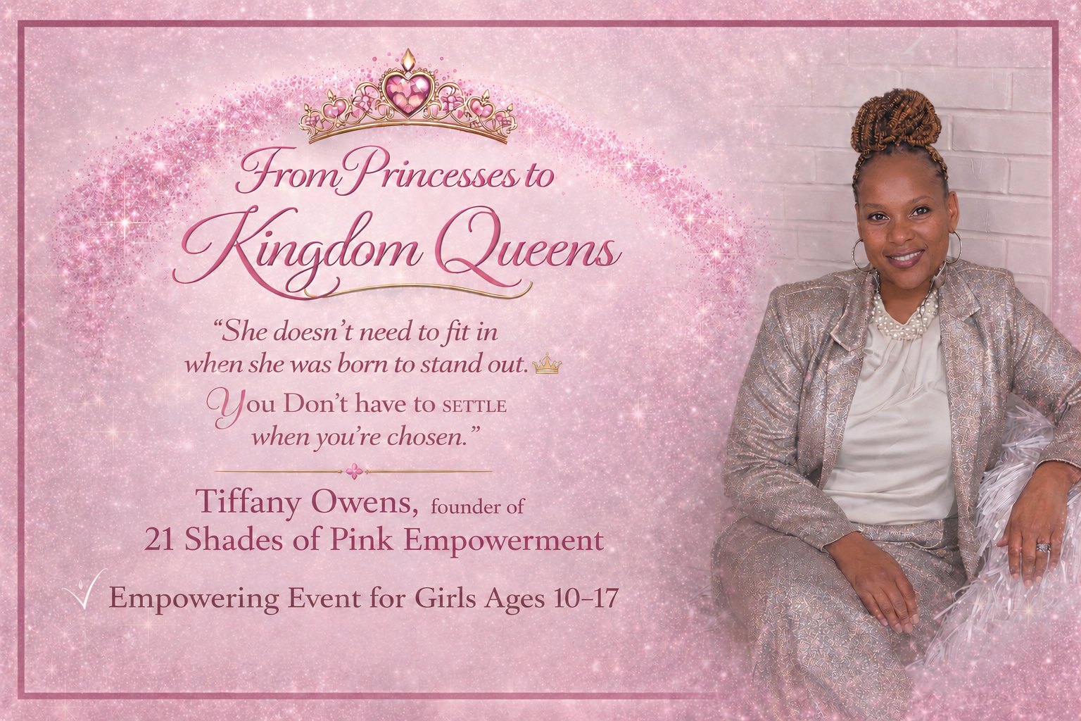Tiffany Owens, founder of 21 Shades of Pink Empowerment